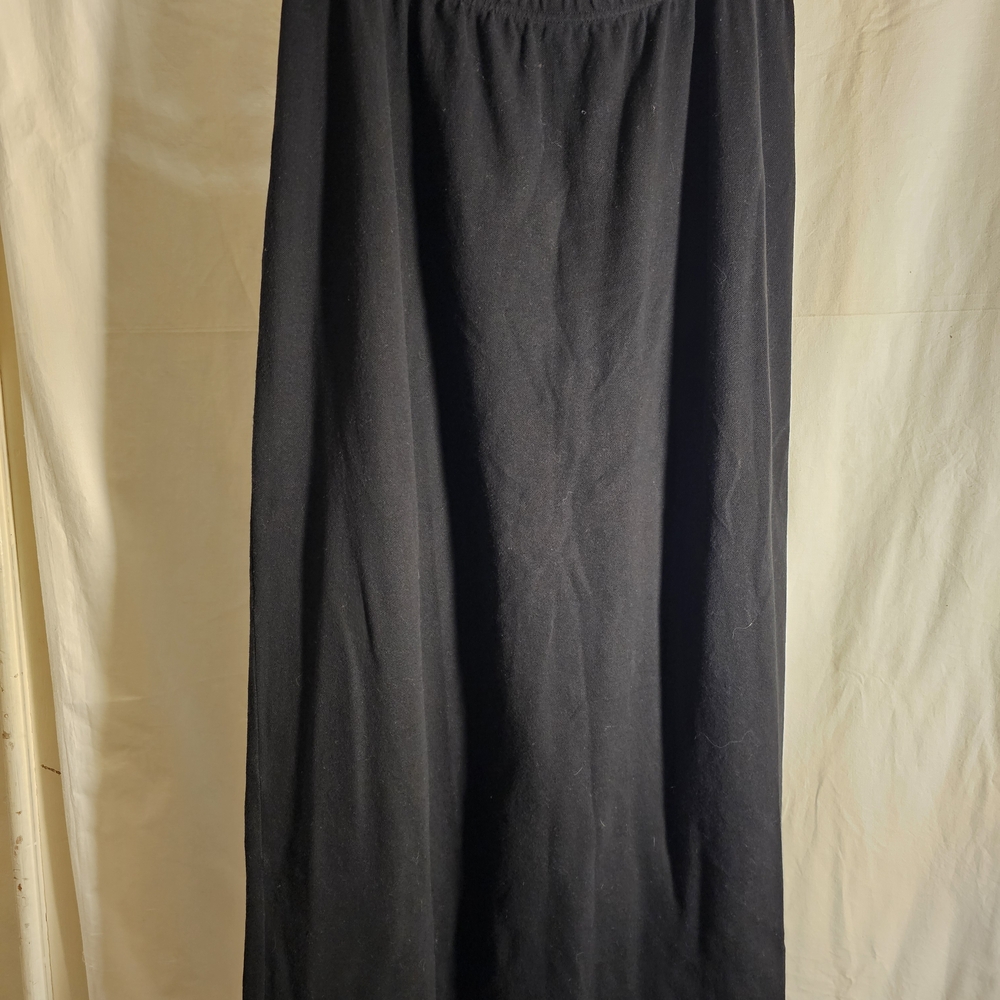 Talbots Classic Black Midi Skirt